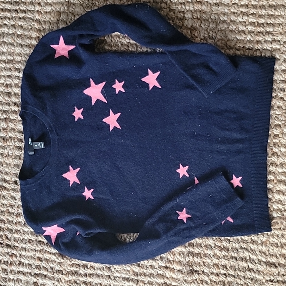 Aqua cashmere sweater